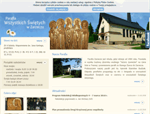 Tablet Screenshot of parafia.zarzecze.org